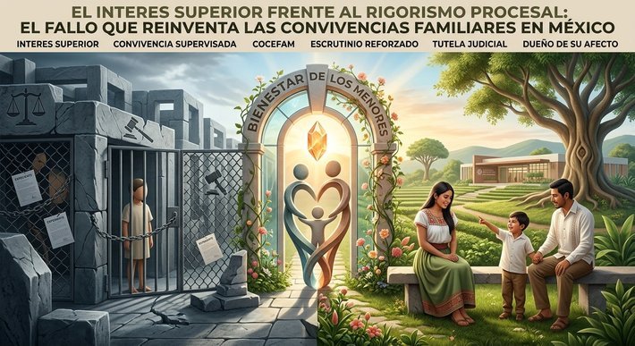 El interés superior frente al rigorismo procesal: El Fallo que reinventa las convivencias familiares en México